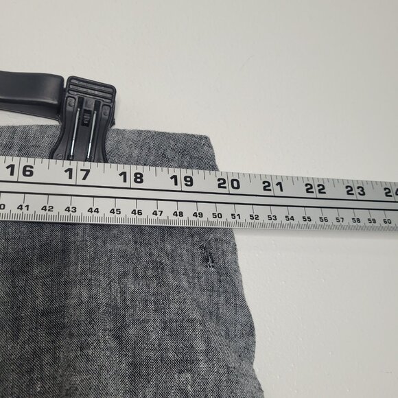 Cynthia Rowley gray linen blend pull on plus size coastal beachy vacation pants - Picture 6 of 8